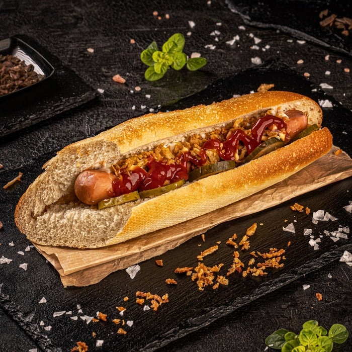 Hotdog met kruiden