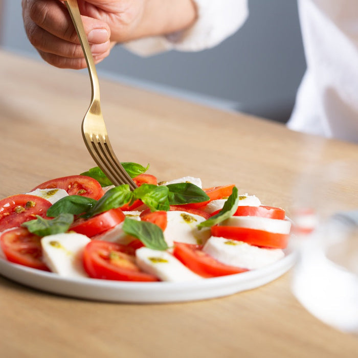 Italiaanse caprese salade