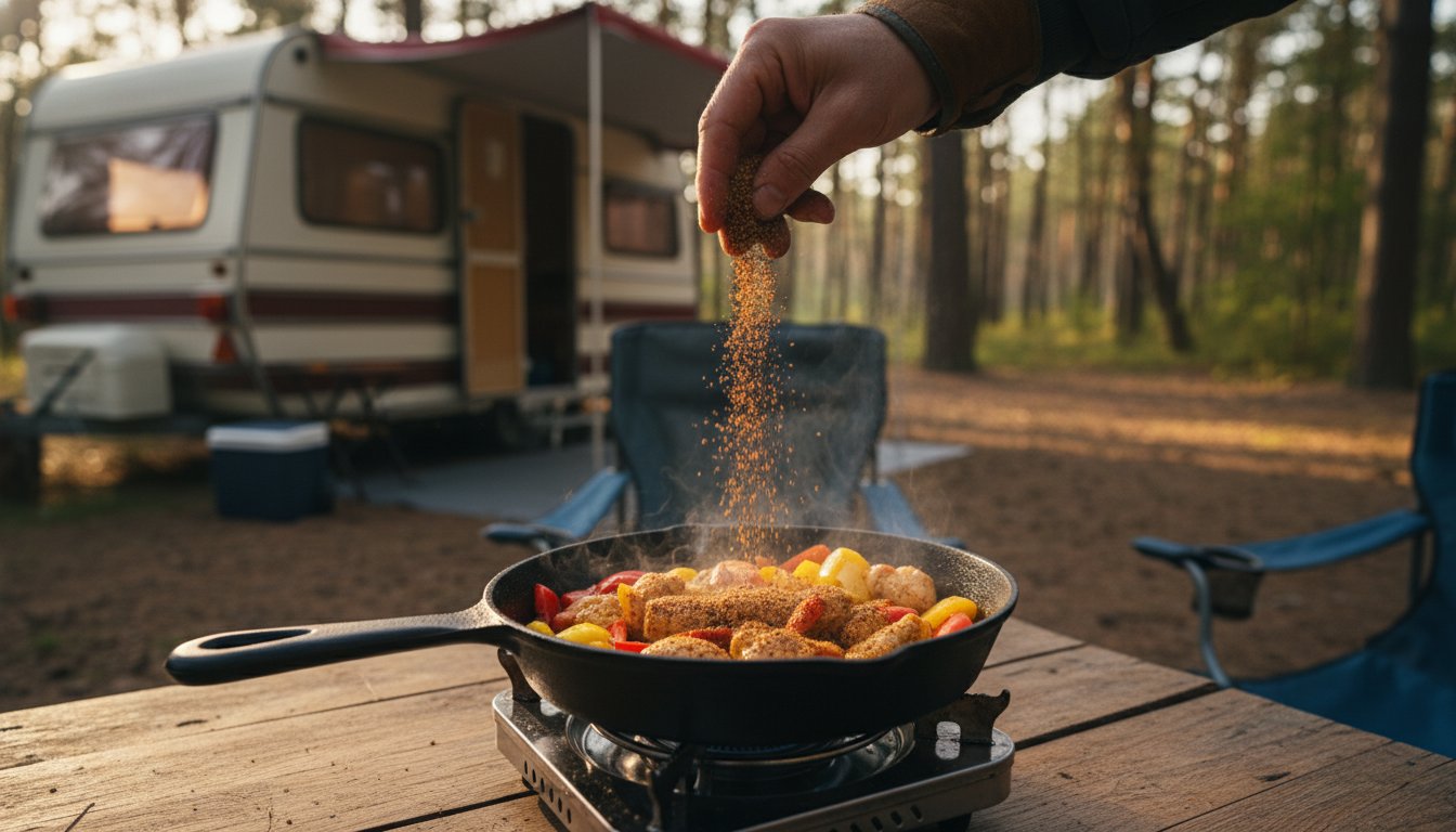 Beste camping recepten met kruiden: snel en smaakvol