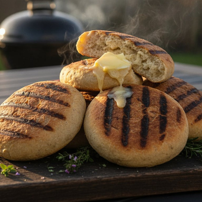 Roosterkoek maken op de BBQ
