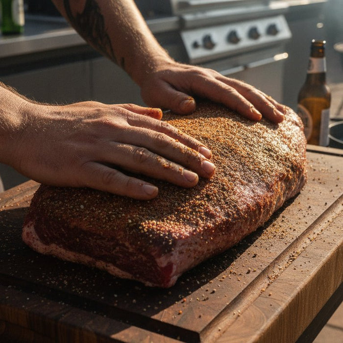 Hoe gebruik je een dry rub?