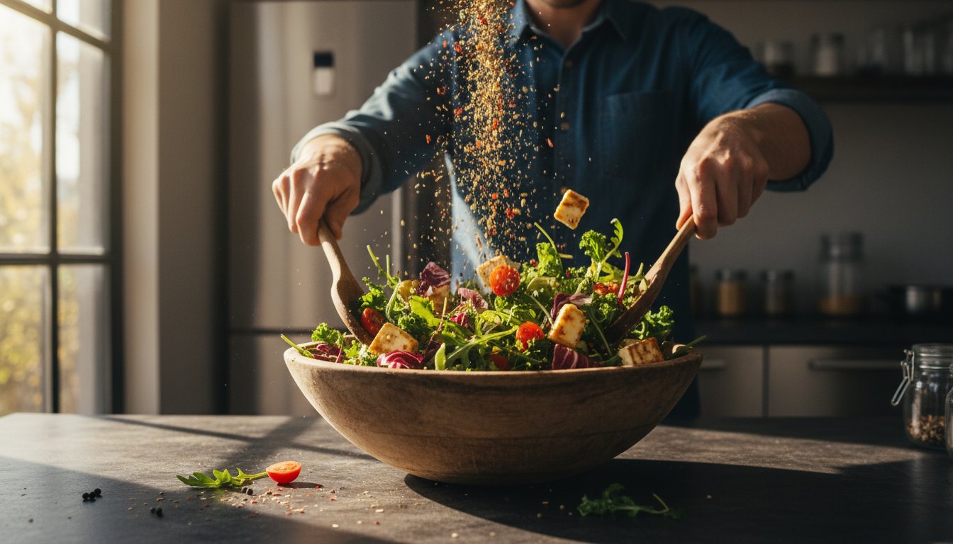 Kruiden voor salade