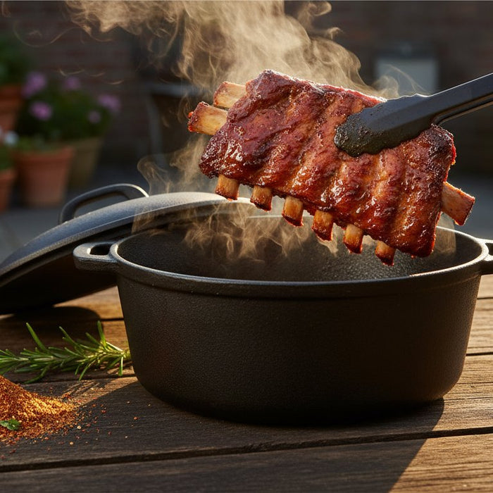 Spareribs uit de dutch oven