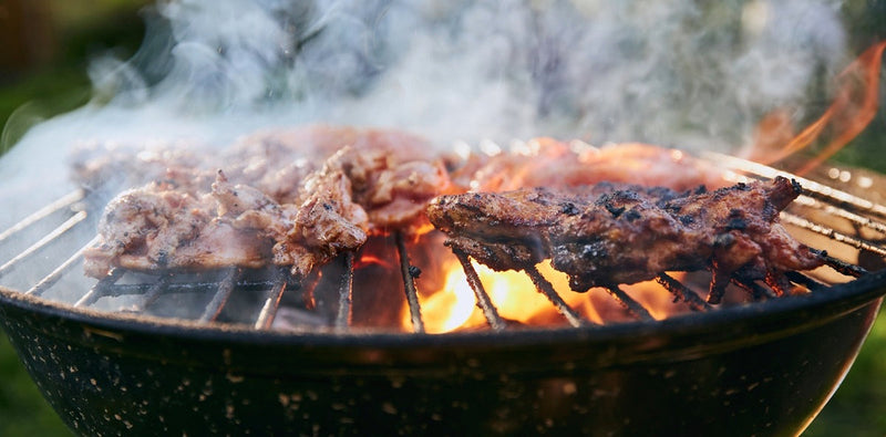 BBQ'en met warm weer