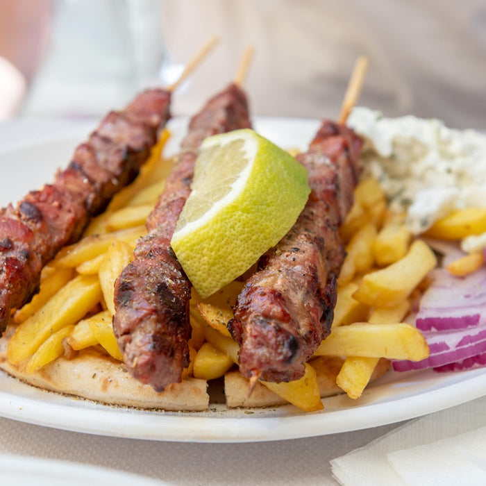 Griekse souvlaki recept voor op de BBQ