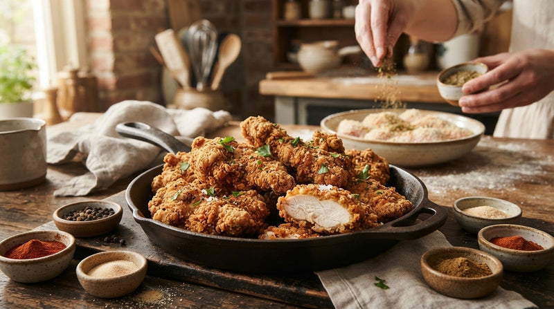 Crispy Chicken Kruiden: Tips voor Ultiem Krokante Kip