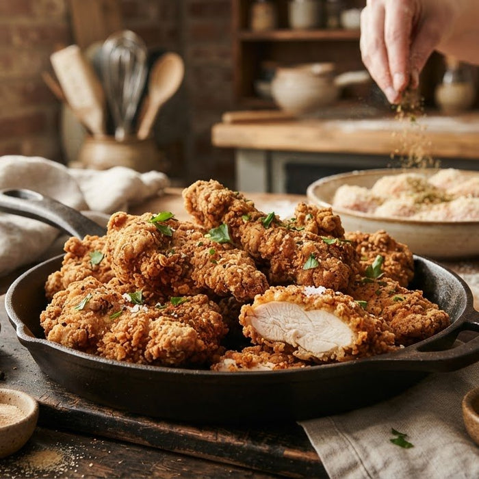 Crispy Chicken Kruiden: Tips voor Ultiem Krokante Kip