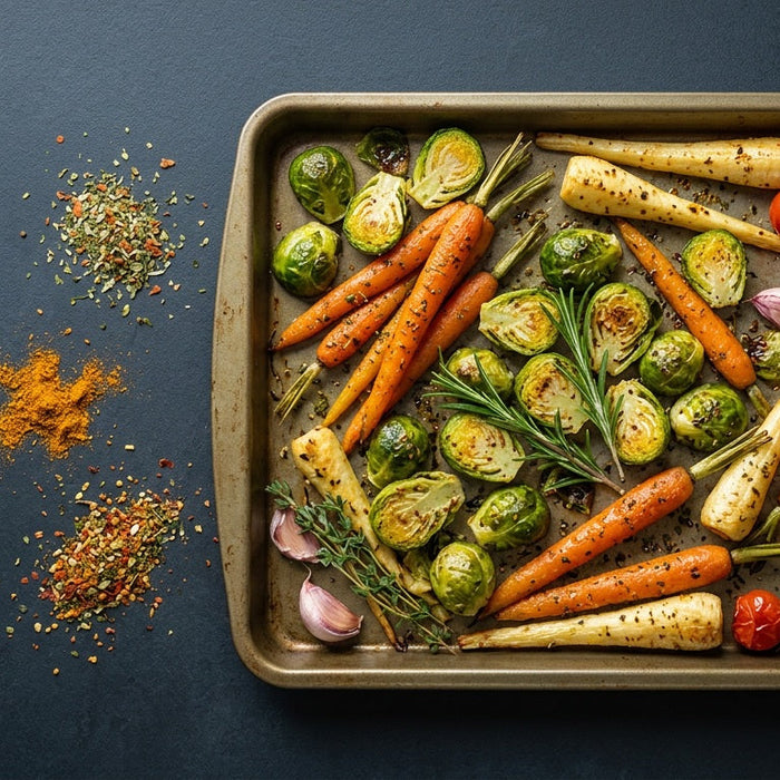 Geef groenten een kick: de beste kruidenmixen voor de oven
