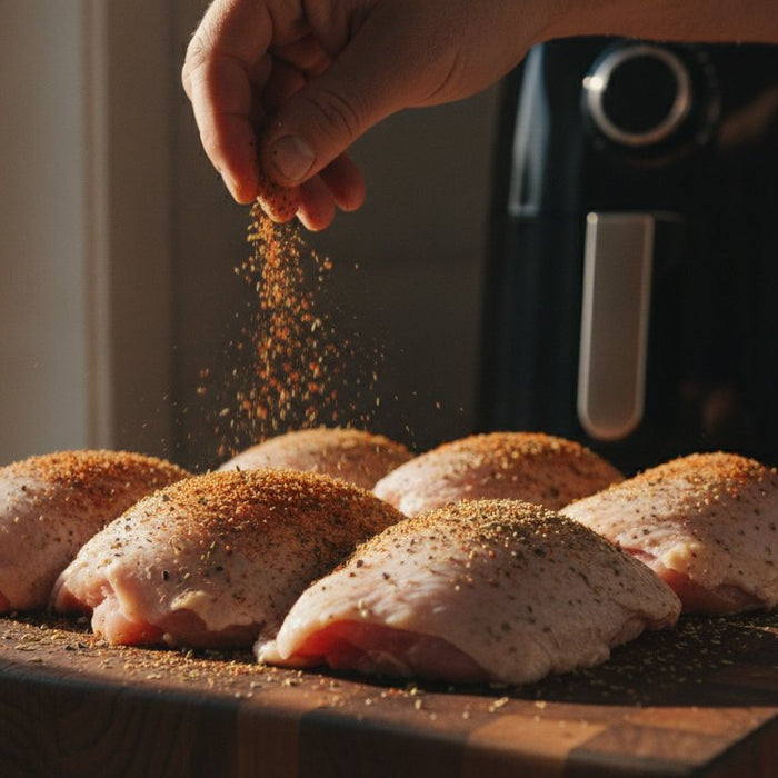 Perfecte airfryer kipdij kruiden voor malse resultaten
