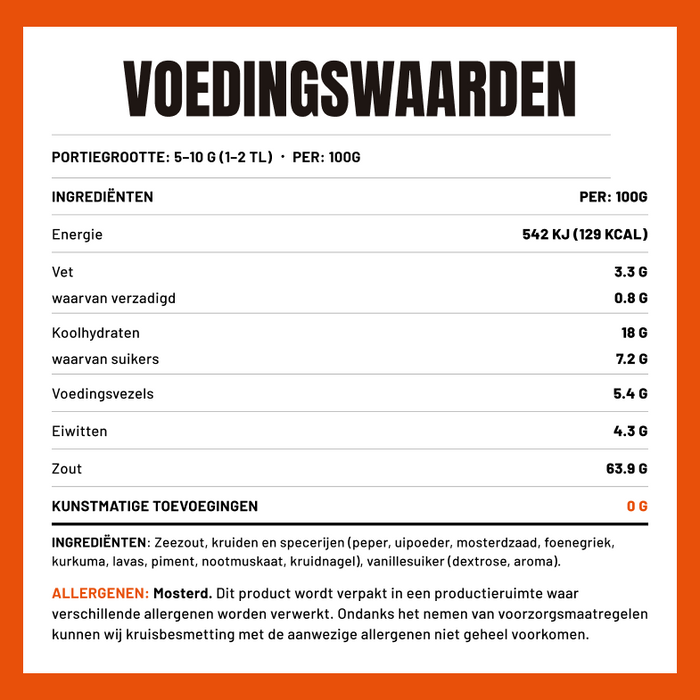 Gestampte pot mix - Stamppot kruidenmix