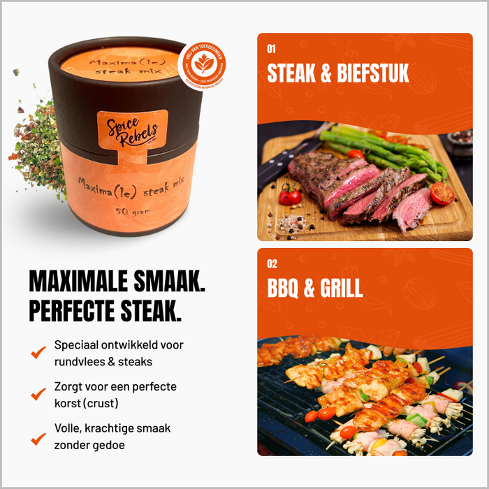 Maxima(le) steak mix