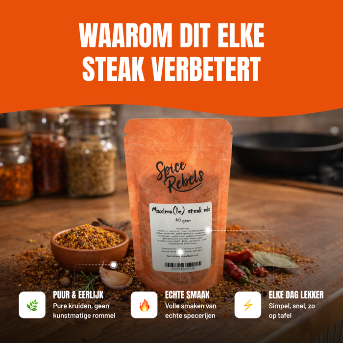 Maxima(le) steak mix