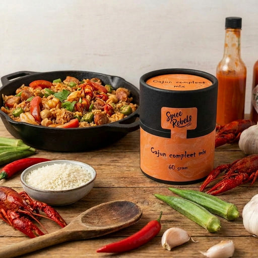 Cajun gerecht met kruidenmix