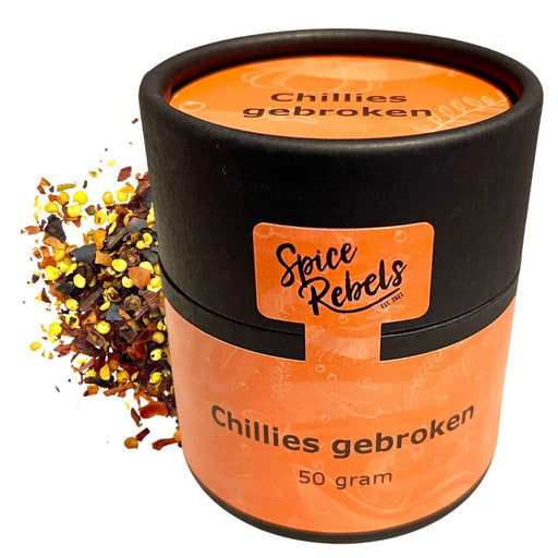 Potje chillies gebroken