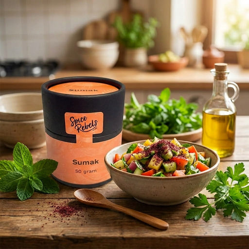 Fattoush salade met sumak