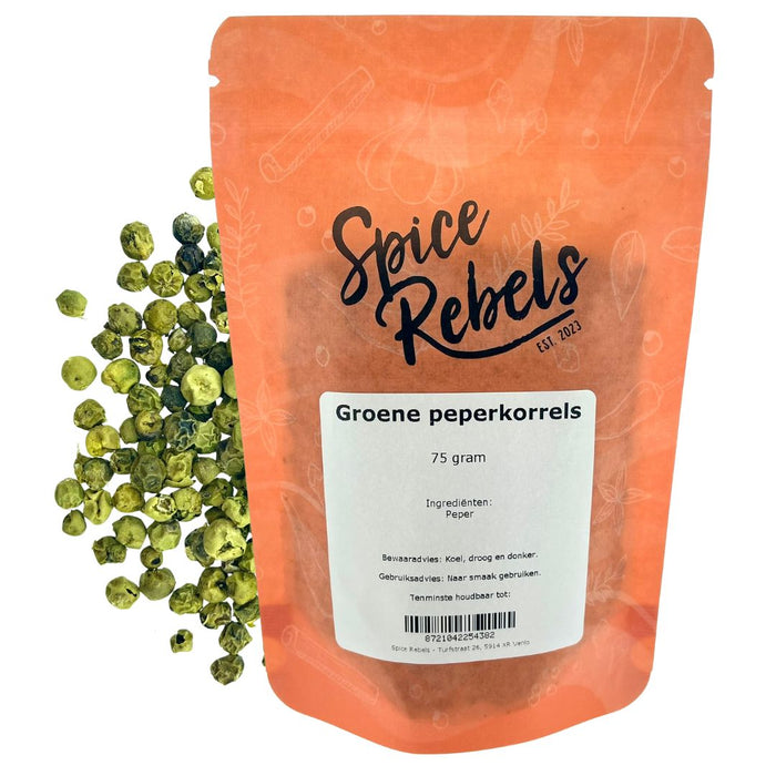 Groene peperkorrels