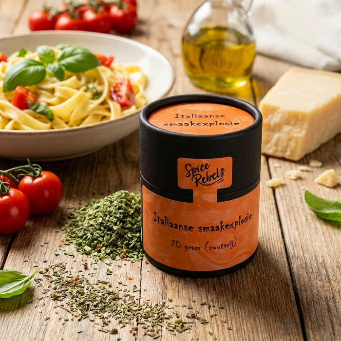 Italiaanse kruidenmix op tafel