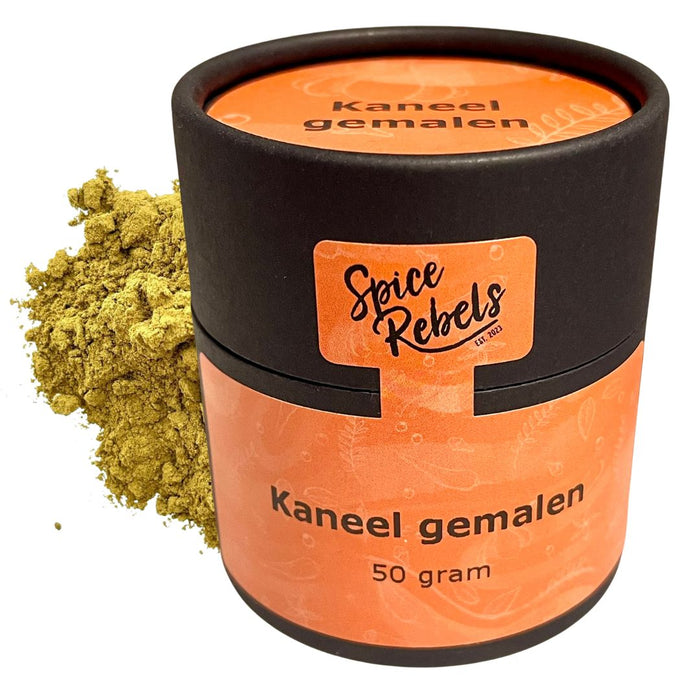 kaneel gemalen pot