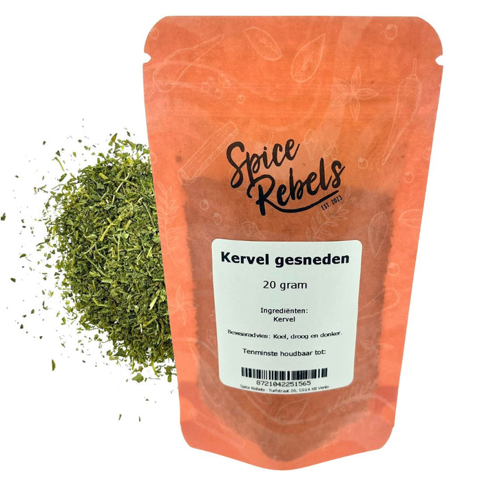 Kerbel geschnitten