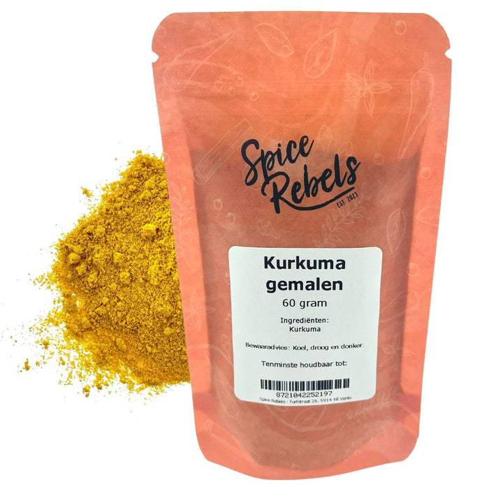 Kurkuma gemalen