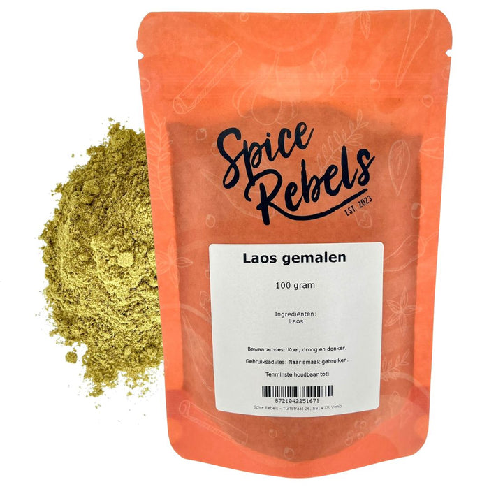 Laos gemahlen (Galgantwurzel)
