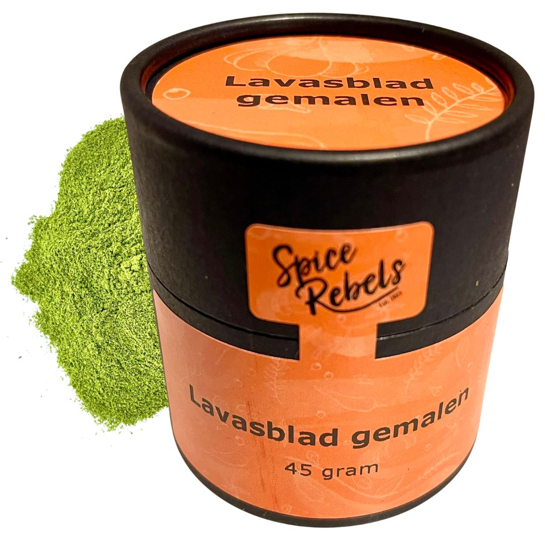 Potje lavasblad gemalen