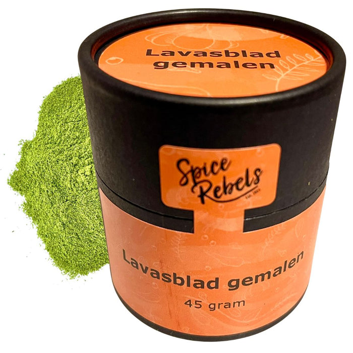 Potje lavasblad gemalen