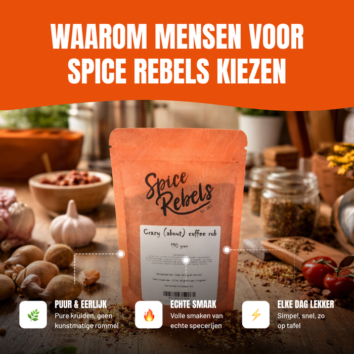 Crazy (about) coffee rub