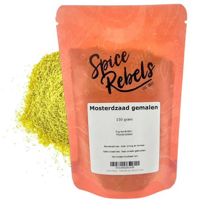 Mosterdzaad gemalen (geel)