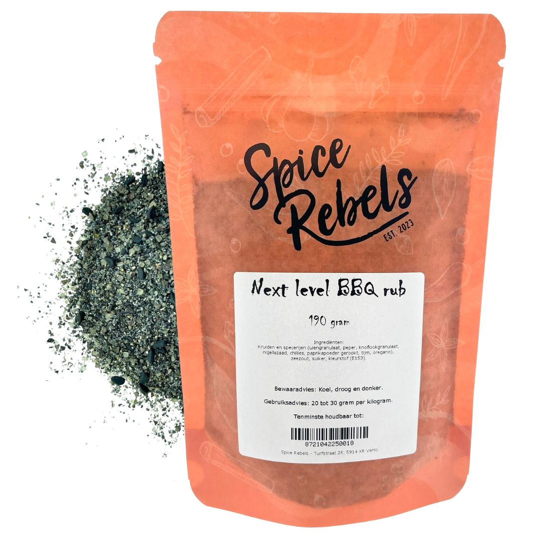 Black-out BBQ rub zak