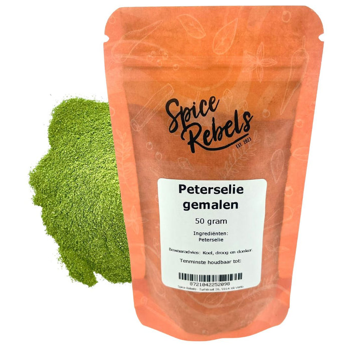 Peterselie gemalen