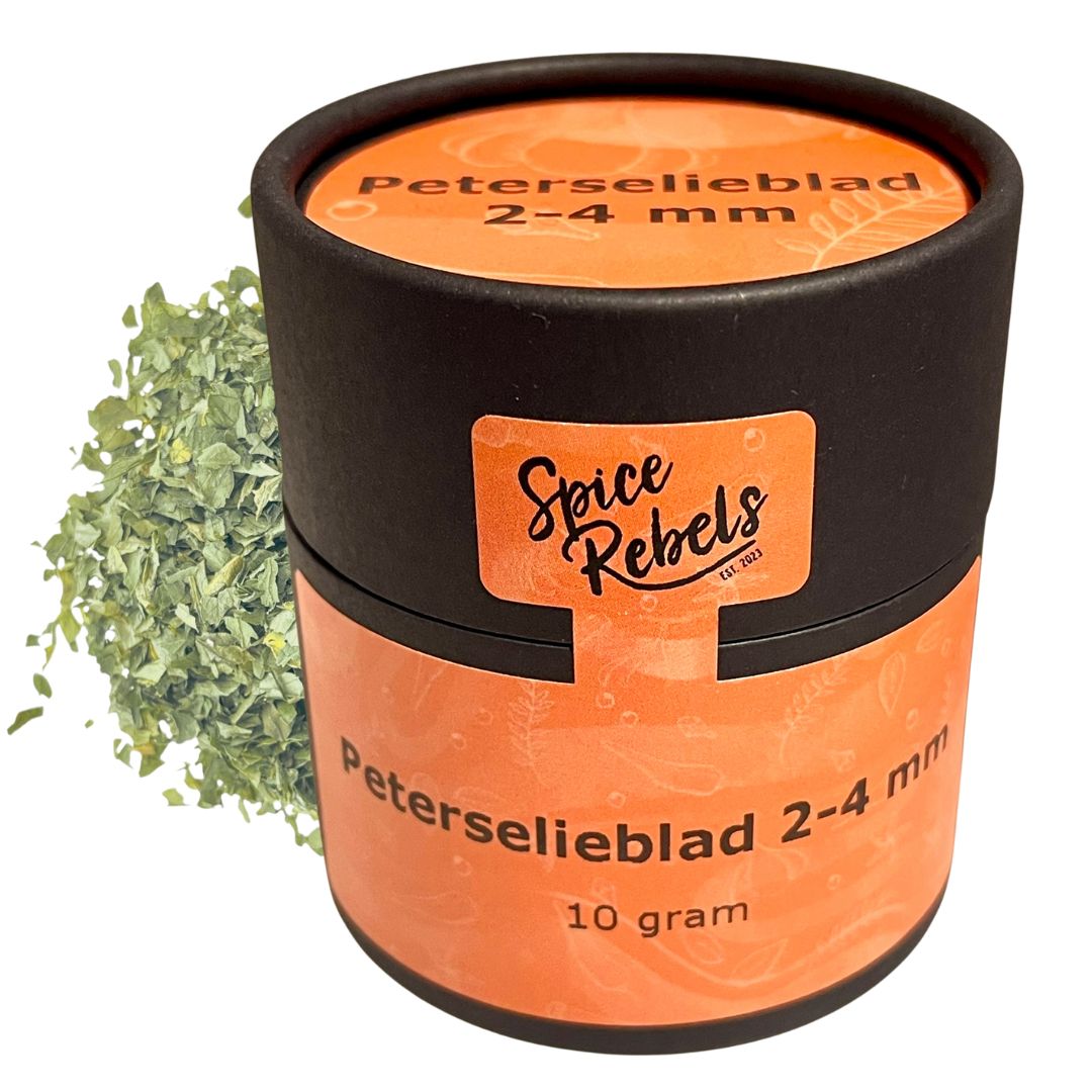 Peterselieblad gesneden pot
