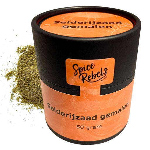 Potje selderijzaad gemalen