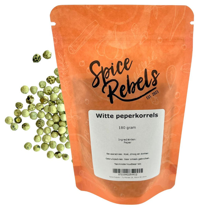 Witte peperkorrels