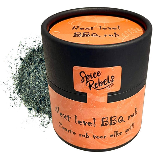 Potje zwarte bbq rub