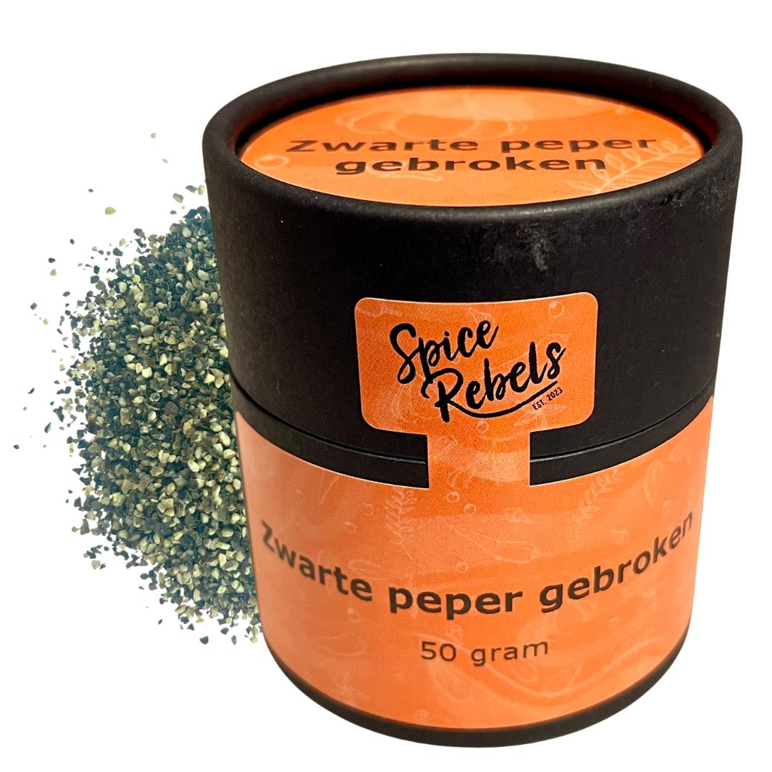 Potje zwarte gebroken peper