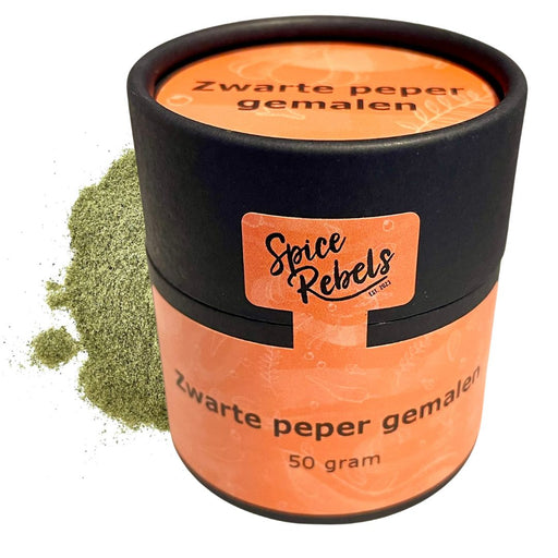 Potje gemalen zwarte peper